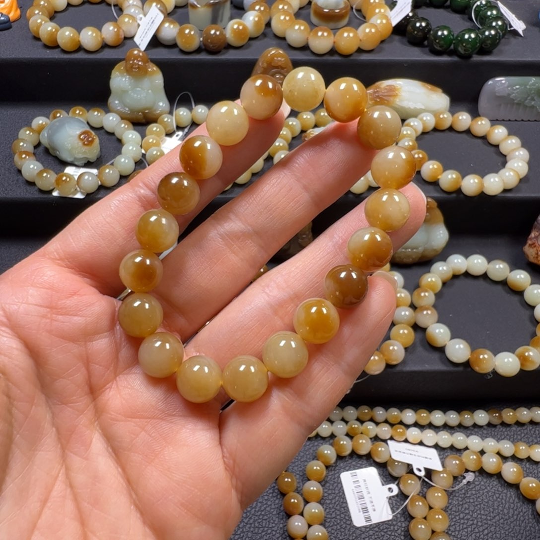 和田玉未镶嵌手链卡10