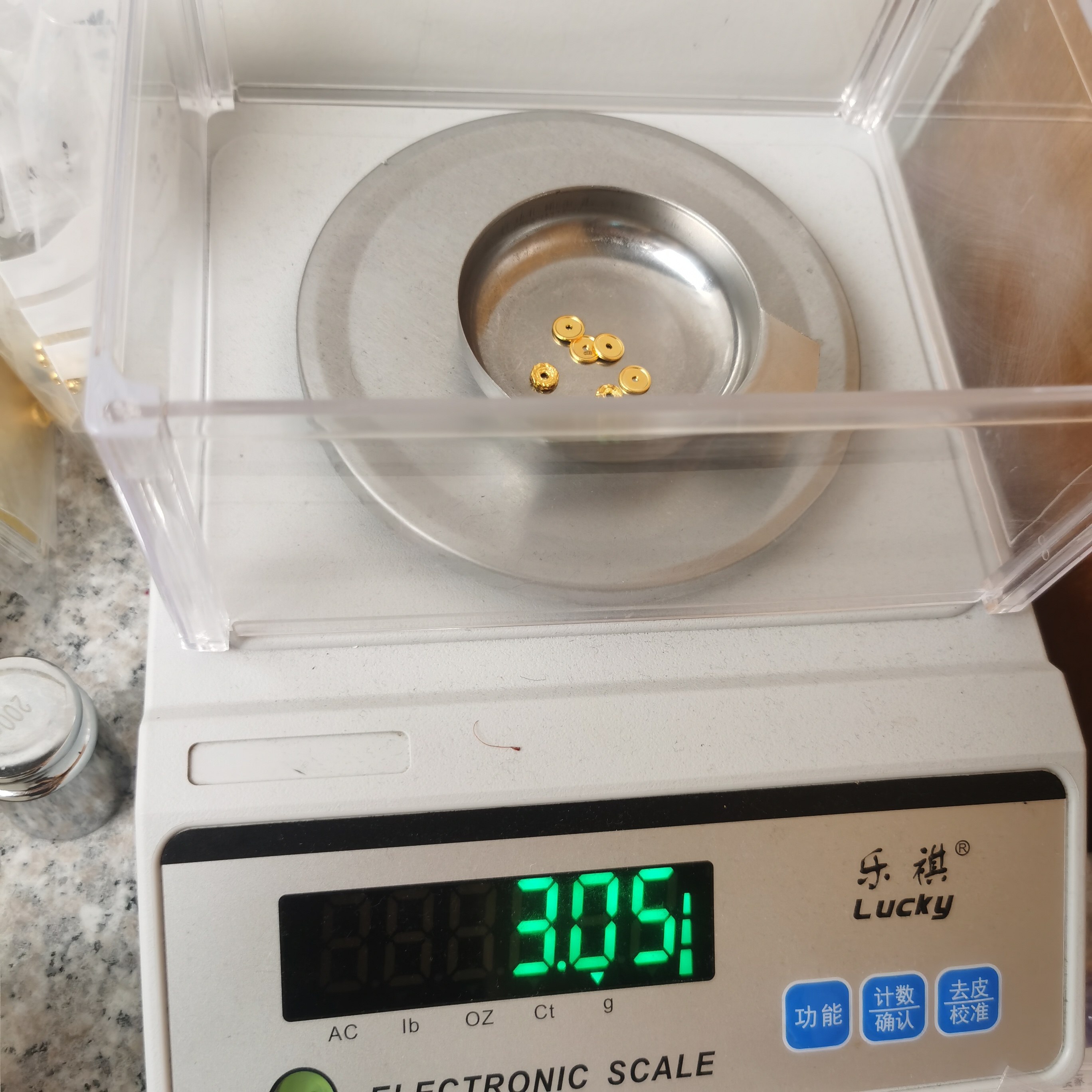 足金黄金文玩配饰