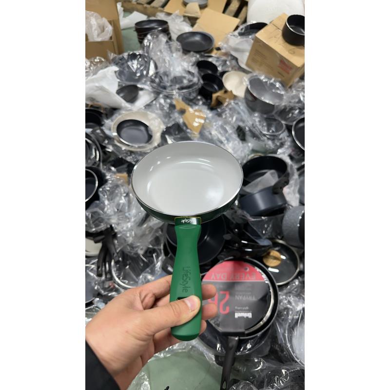 A10【原单高货】煎炒锅口径18cm，高度4cm,外贸尾货，介意勿拍，