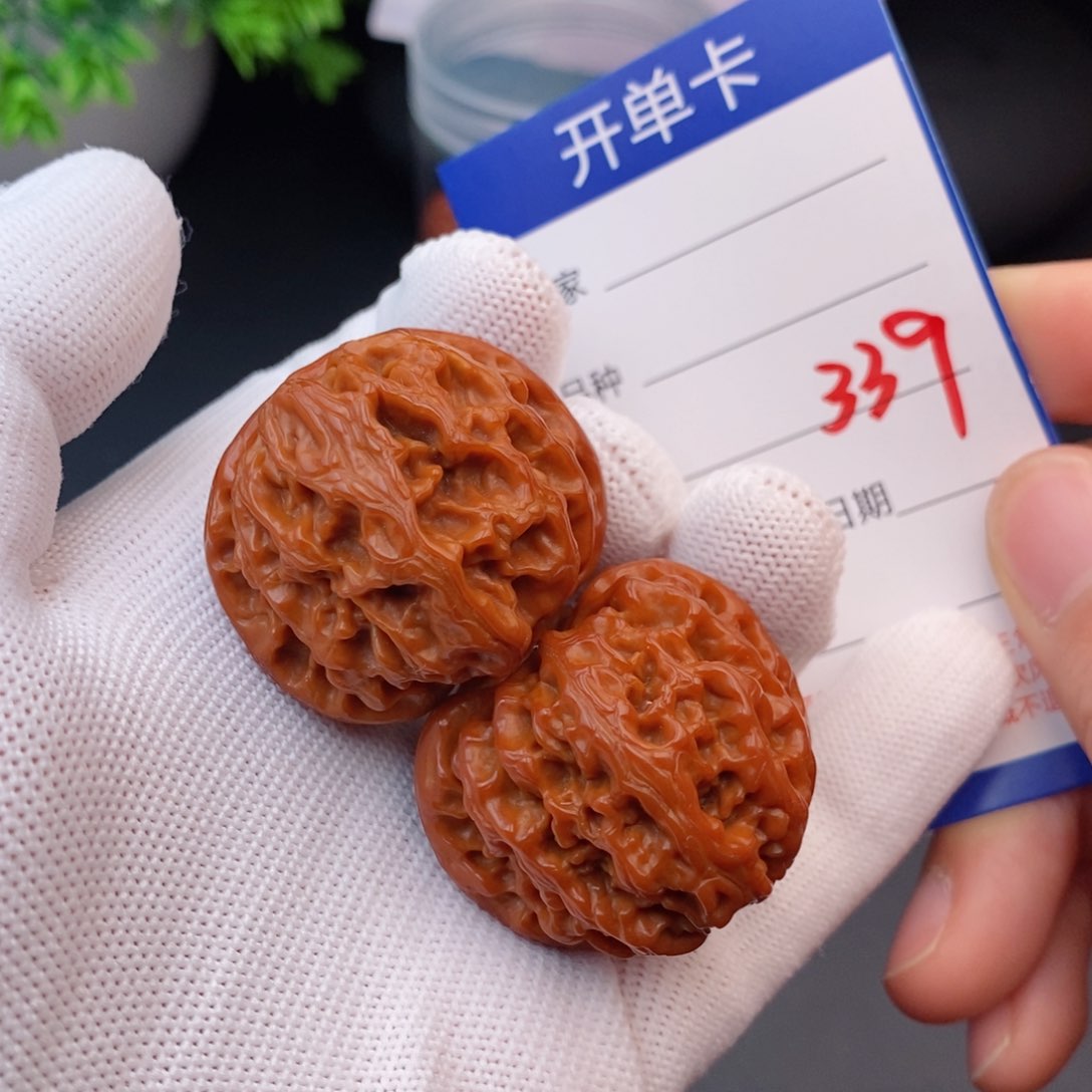 文玩核桃把件37苹果元339