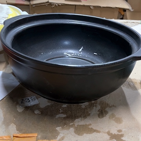 微瑕，明火口径32厘米，高度12没有标