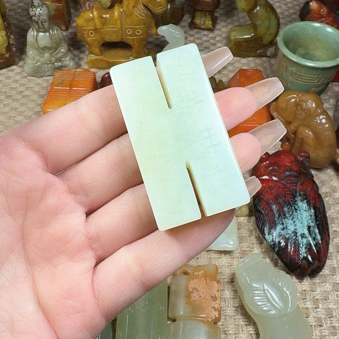 白玉菩提吊坠挂件