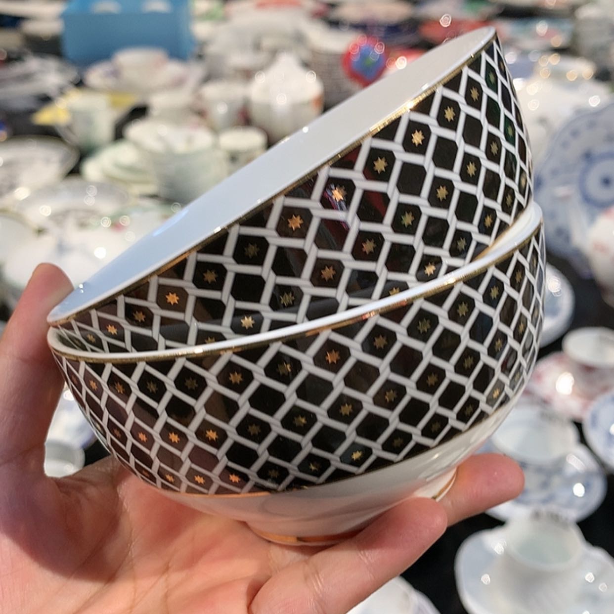 【闪购商品】瓷片两个碗