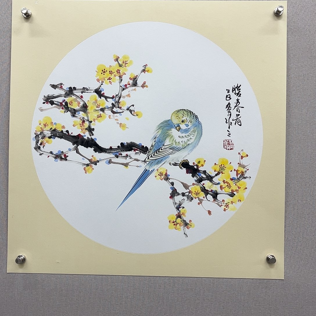 国画艺术家真人手绘