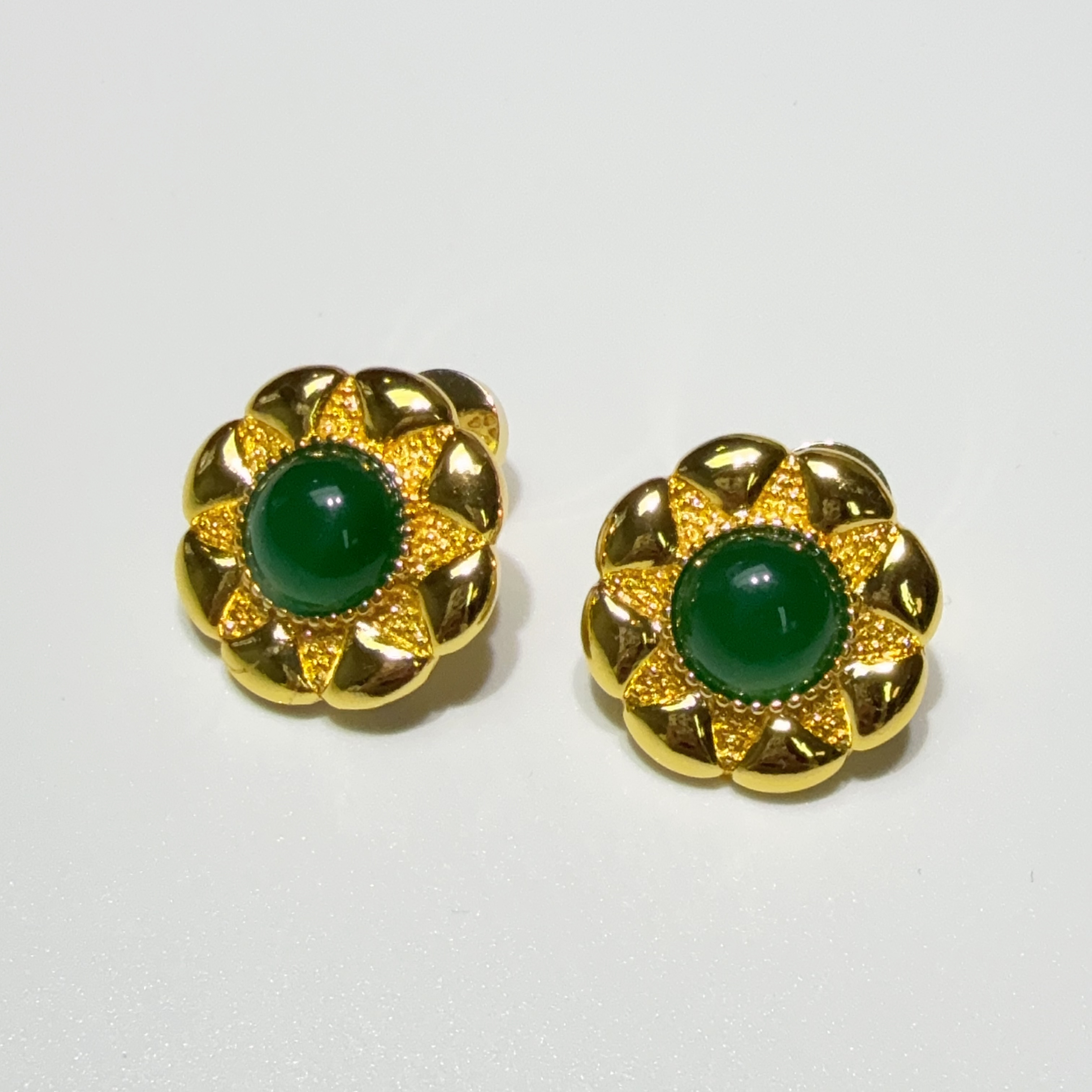 Q34 精美珠宝设计款镶嵌耳饰 9*9*9mm