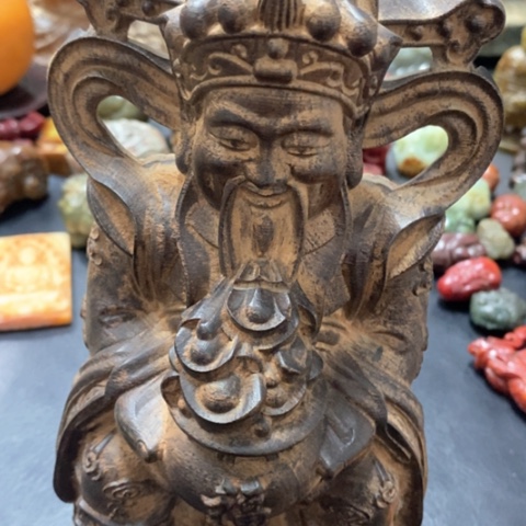 白玉菩提吊坠摆件