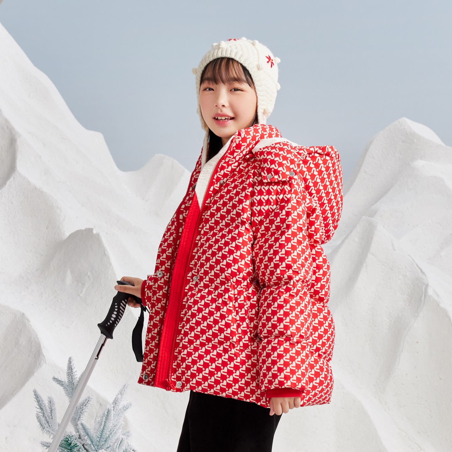 男生女生连帽羽绒服NCYAJ43550A