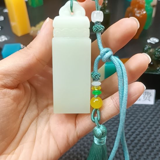 印石寿山石芙蓉青