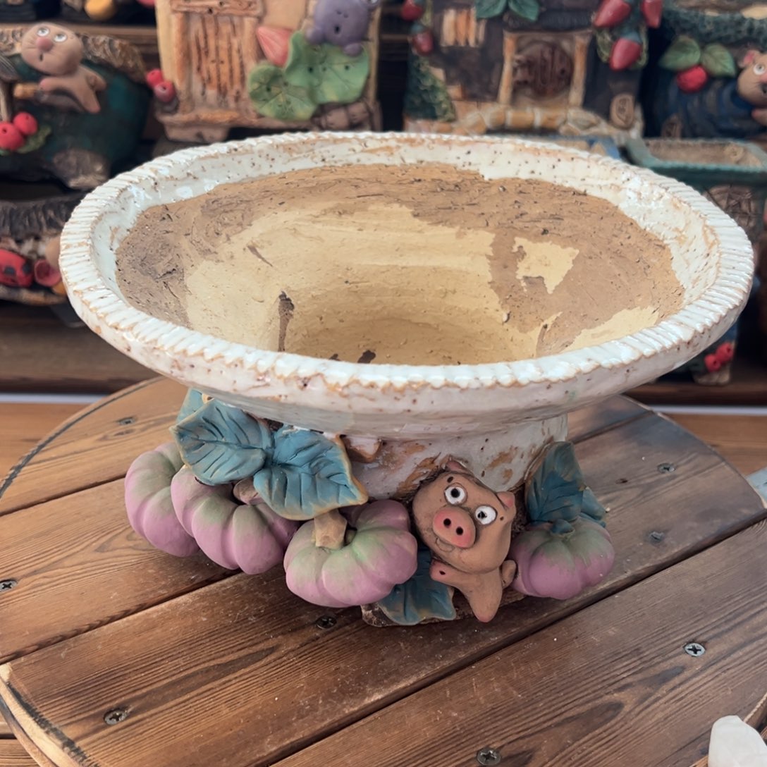 红陶嘻哈多肉花盆