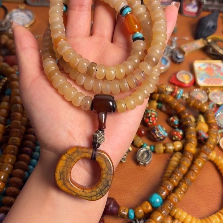 风车木（黑檀木）叶*0手串