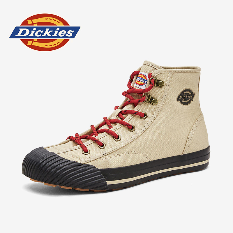 Dickies百搭经典帆布鞋复古中帮素面运动鞋低帮休闲秋季透气潮流