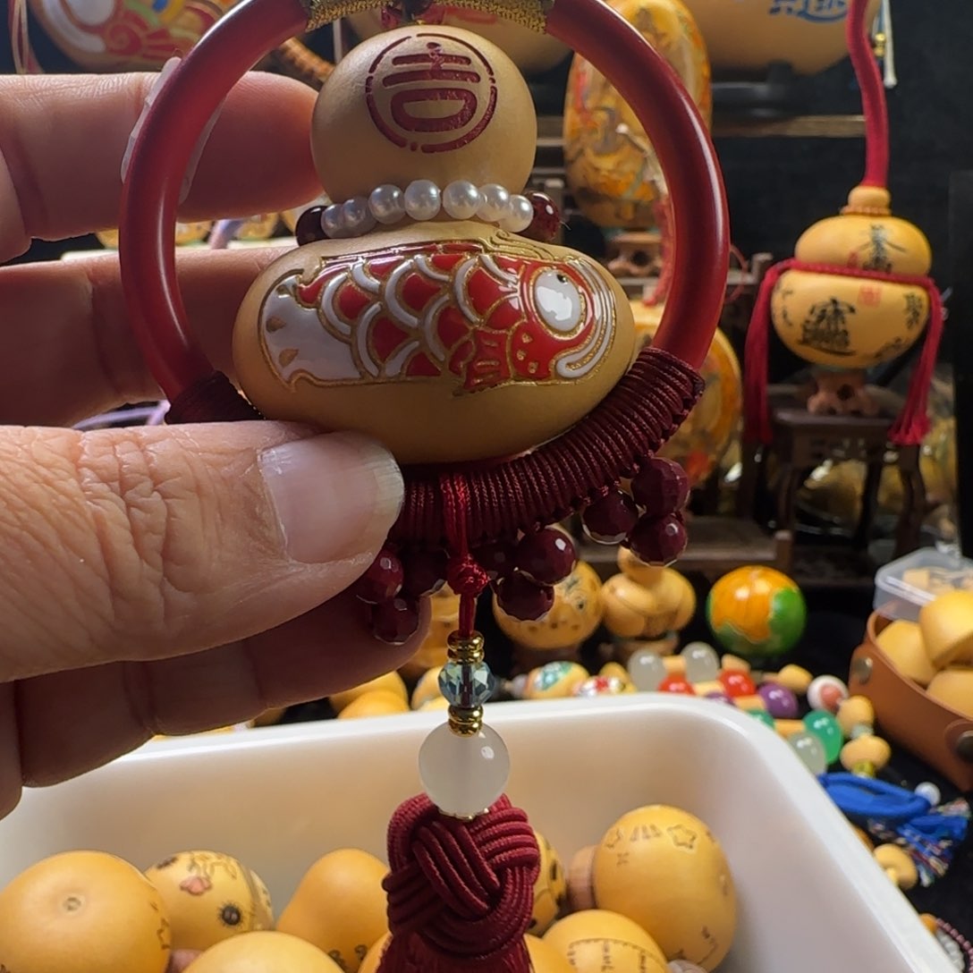 一***皇葫芦顺鱼，葫芦福禄