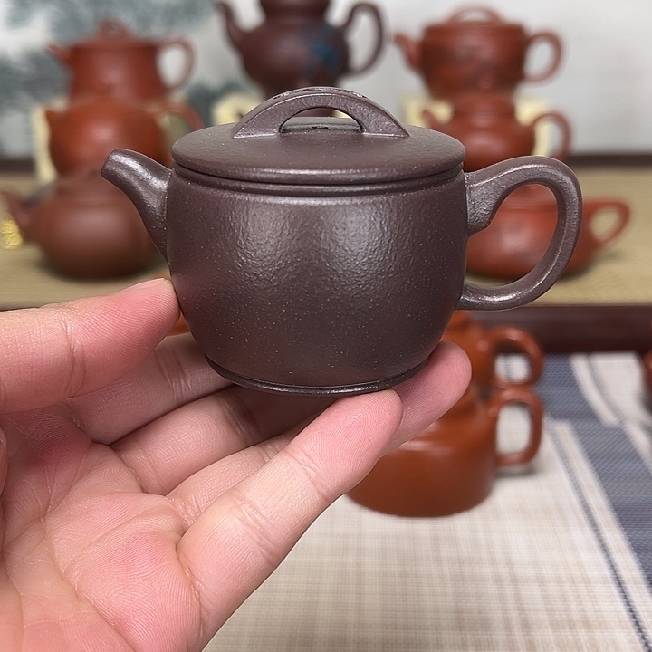 紫砂茶壶80cc原矿紫砂