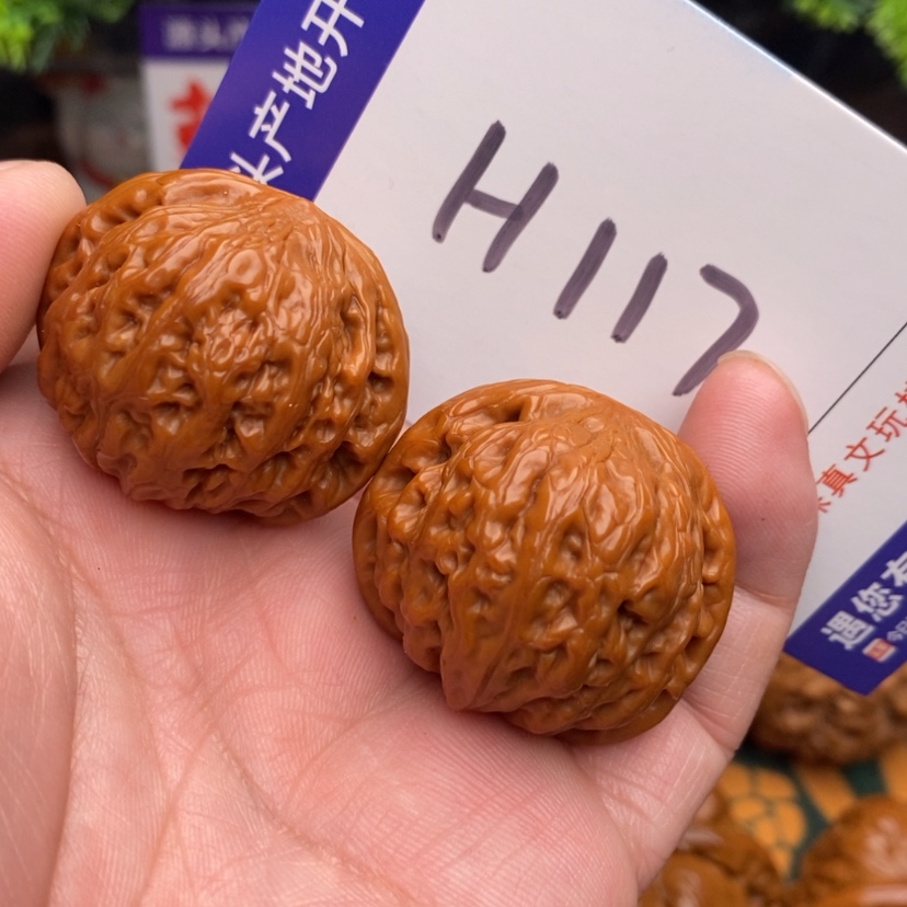 【闪购商品】文玩核桃把件边34铁锤妹妹