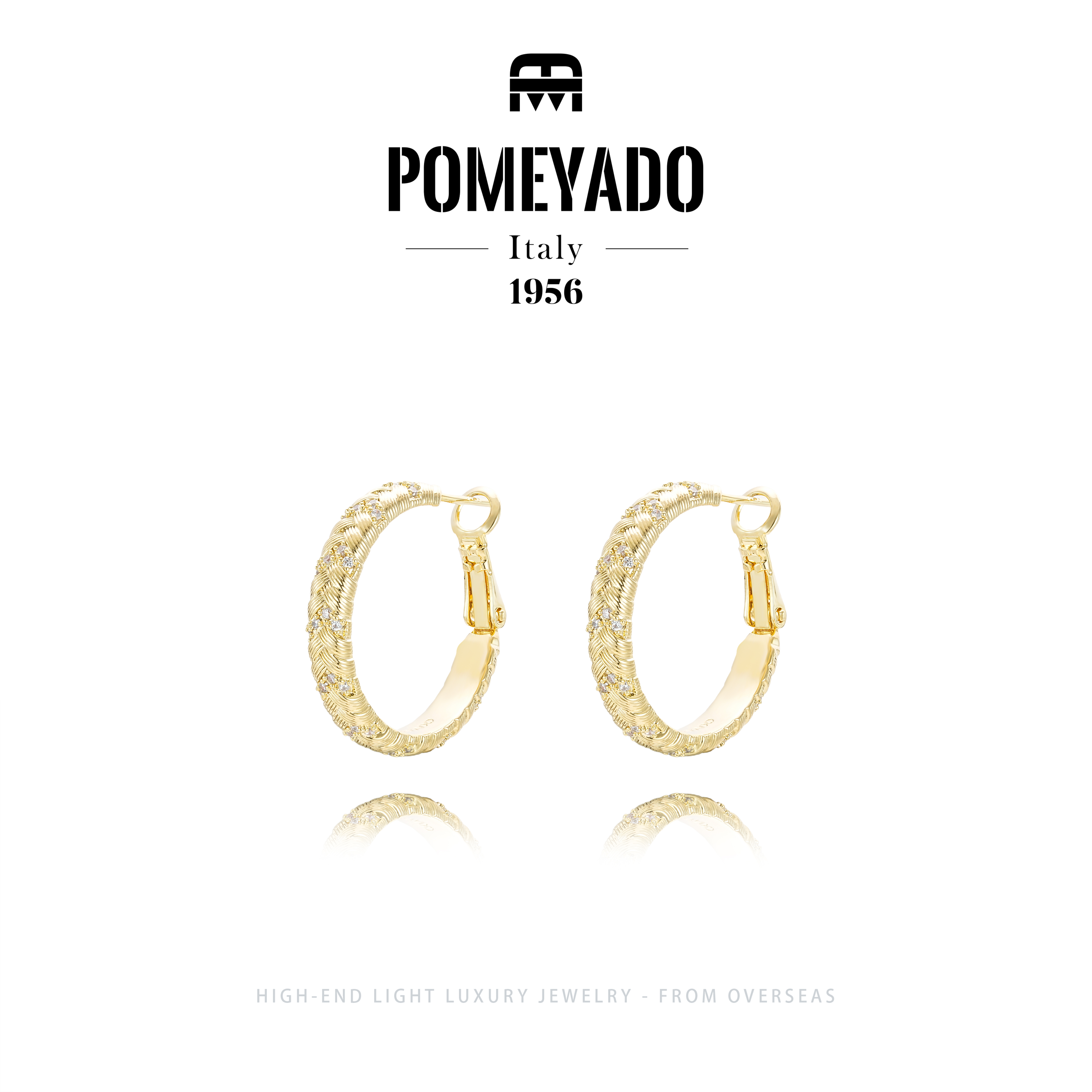 【波希故事】pomeyado设计款春夏高级感耳环F0484
