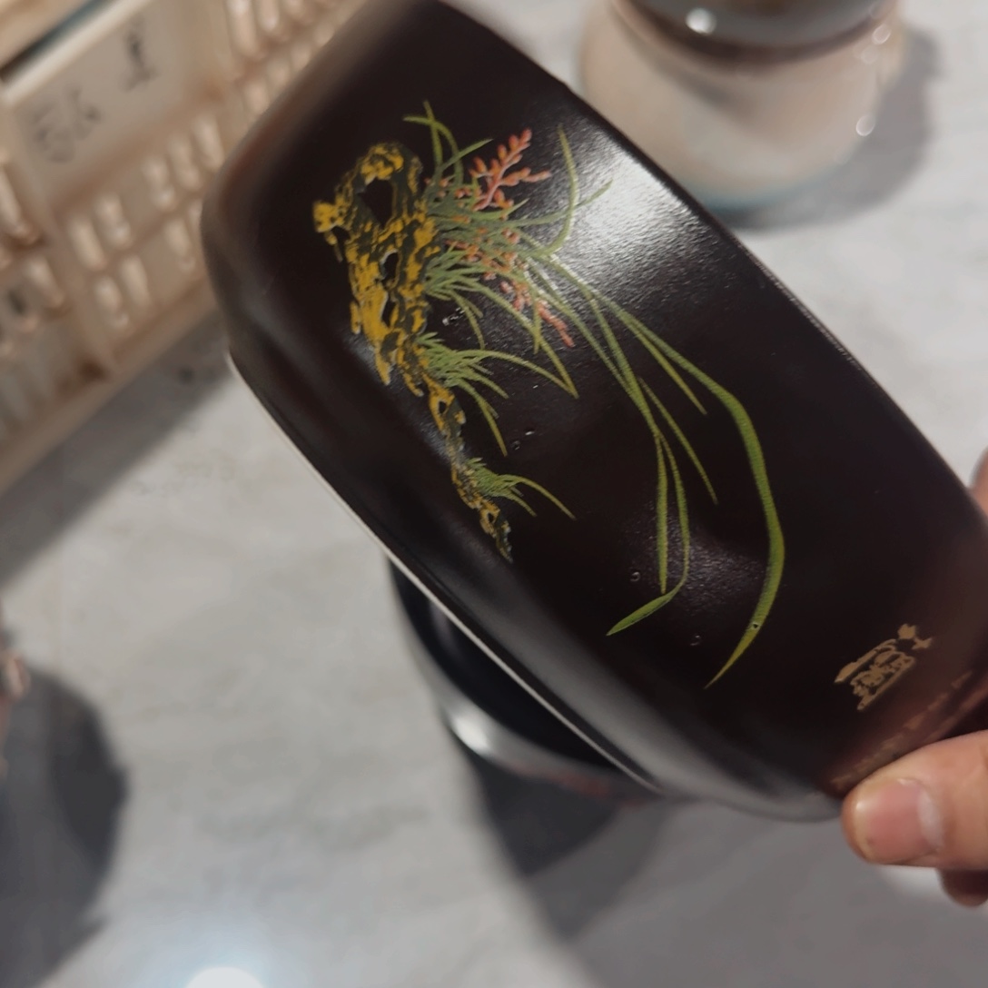 紫砂花盆粗陶盆 呀