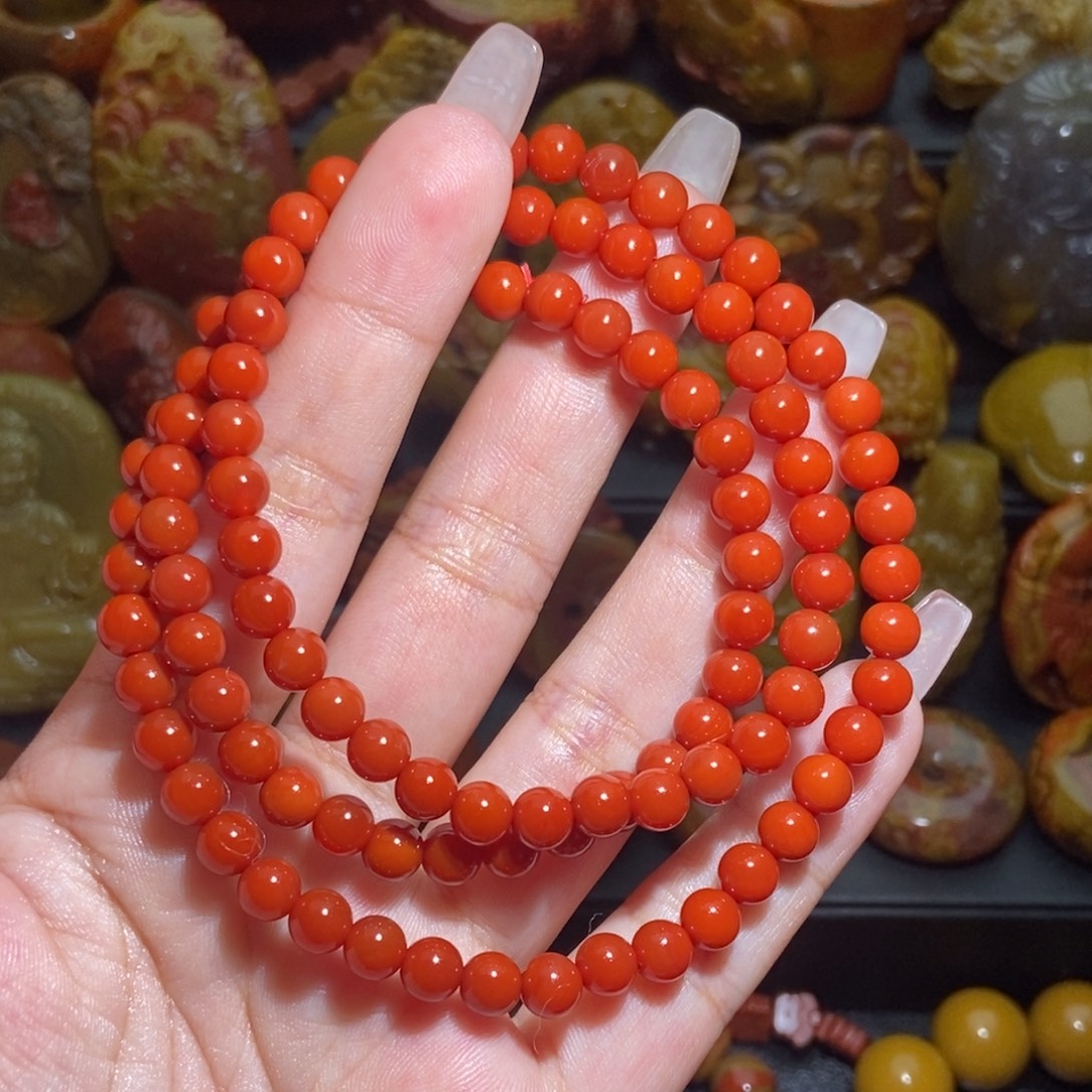 卢***煊玛瑙/玉髓未镶嵌手串