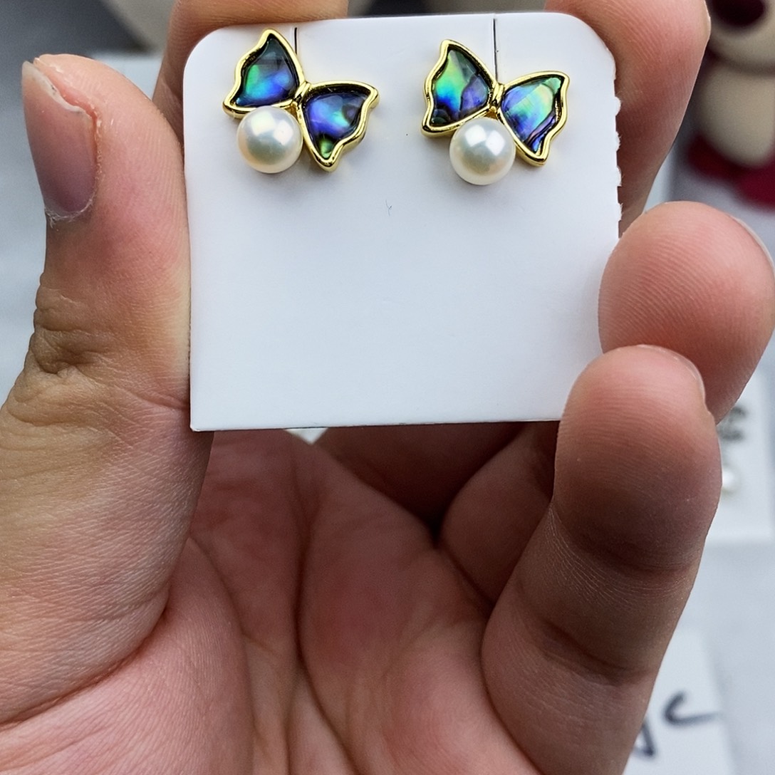 耳饰未镶嵌淡水珍珠