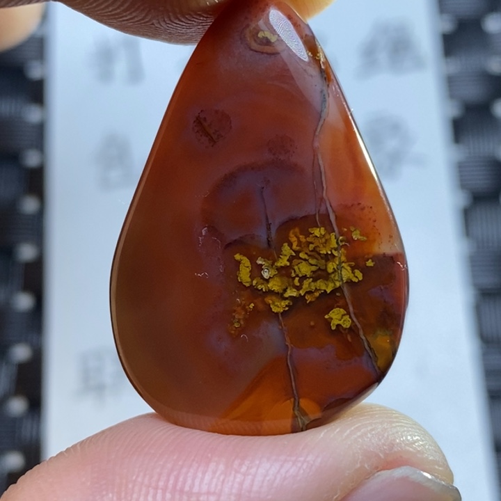 玛瑙/玉髓颈饰合金