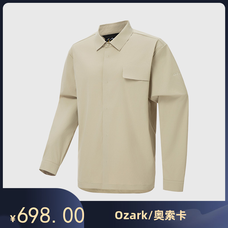 Ozark/男士弹力长袖T恤 25新款 内搭宽松休闲512302