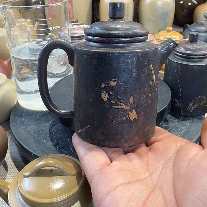 壶建水紫陶手磨作品福利