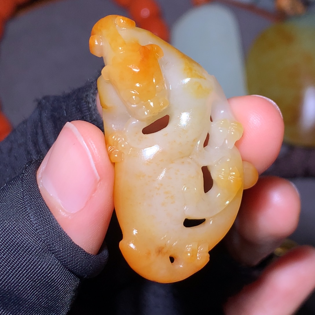 和田玉颈饰未镶嵌邓*周