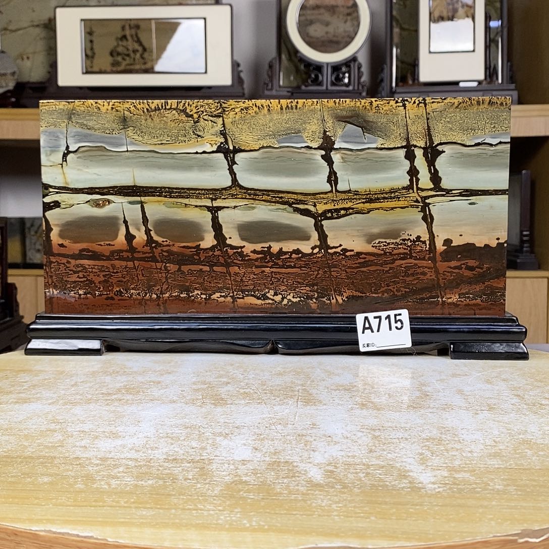 印石昌化石广西国画石摆件