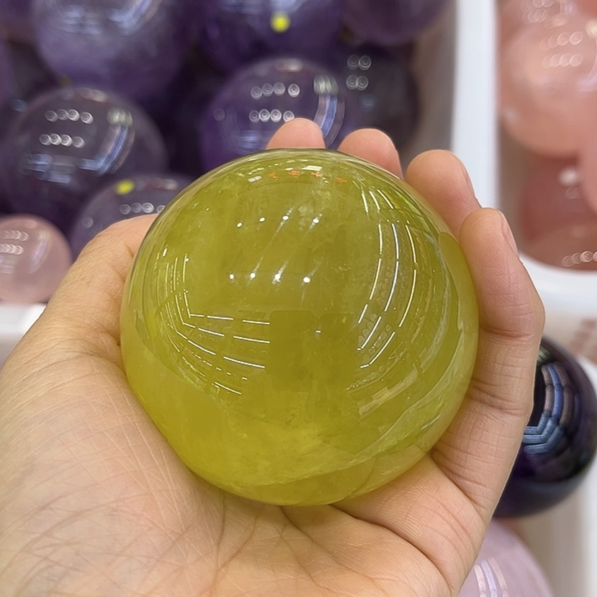 【闪购商品】水晶摆件球未镶嵌