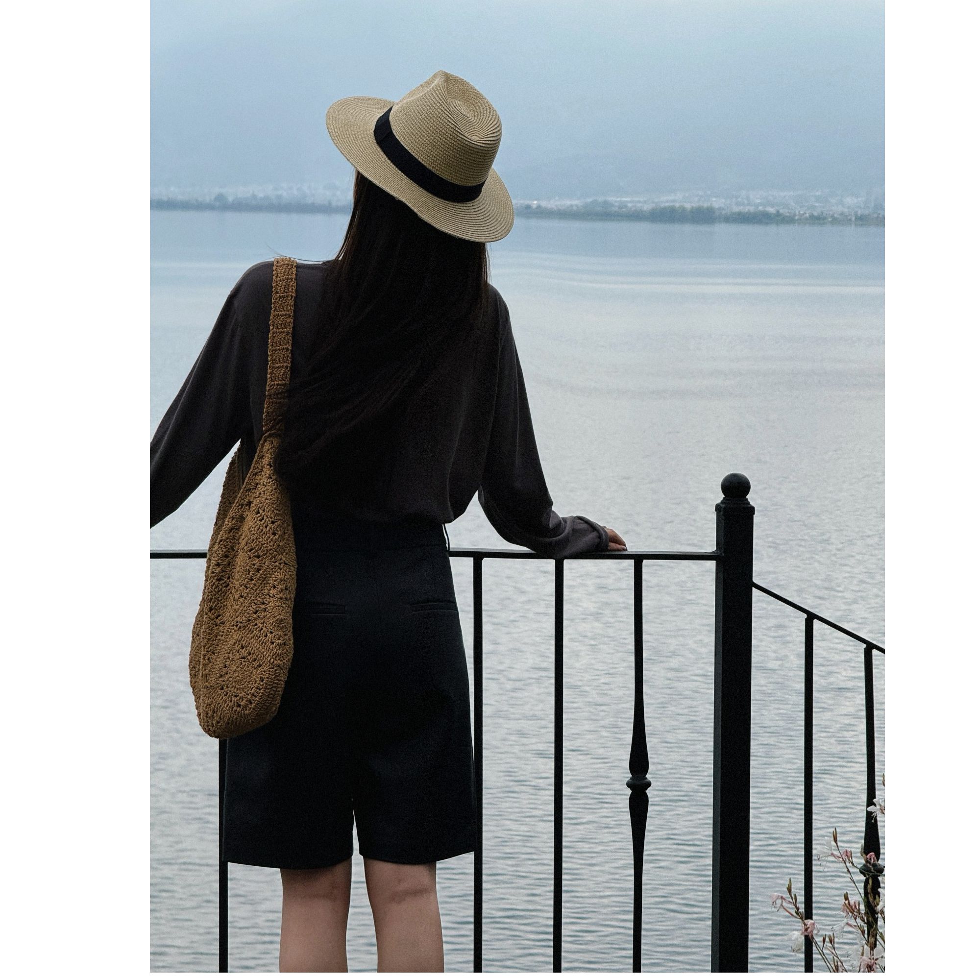 午寐线圈 基础款宽松上衣圆领T恤