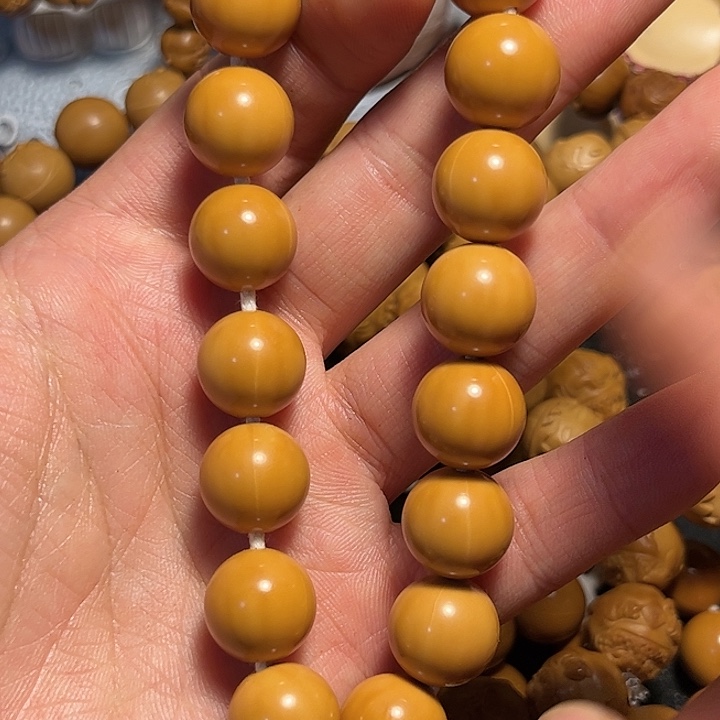 橄榄核手串/手链猴头1.4正圆