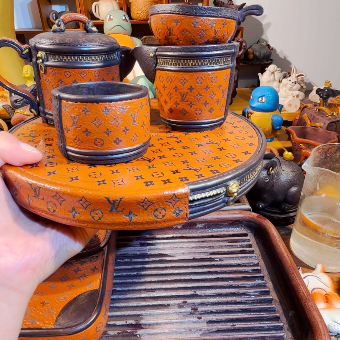 P***4茶叶盒紫砂纯手工制作的视频