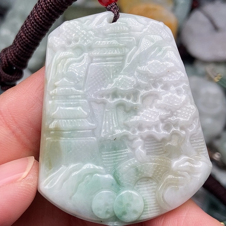 颈饰未镶嵌翡翠翡翠