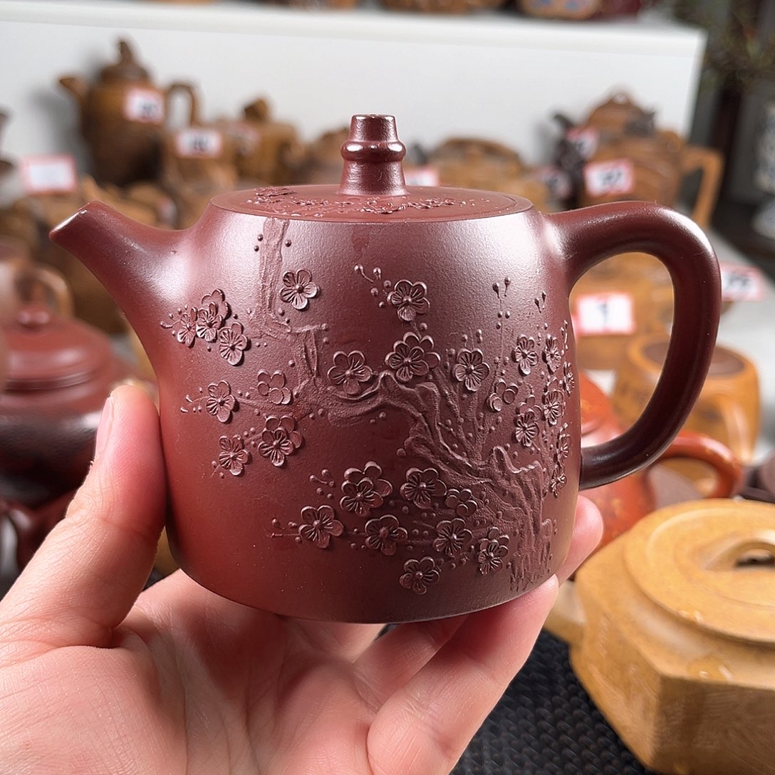 紫泥茶壶宜兴紫砂