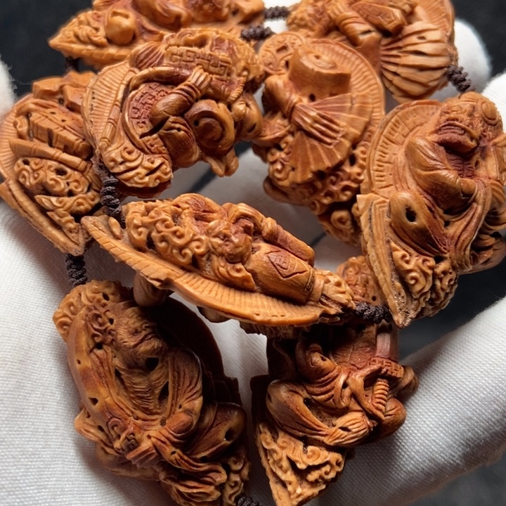 桃核手工钟馗百态