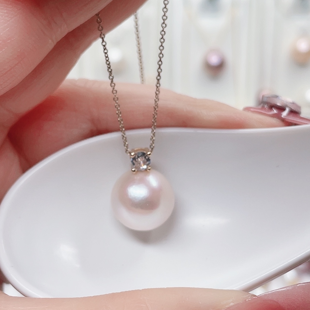 淡水珍珠吊坠(赠链)合金