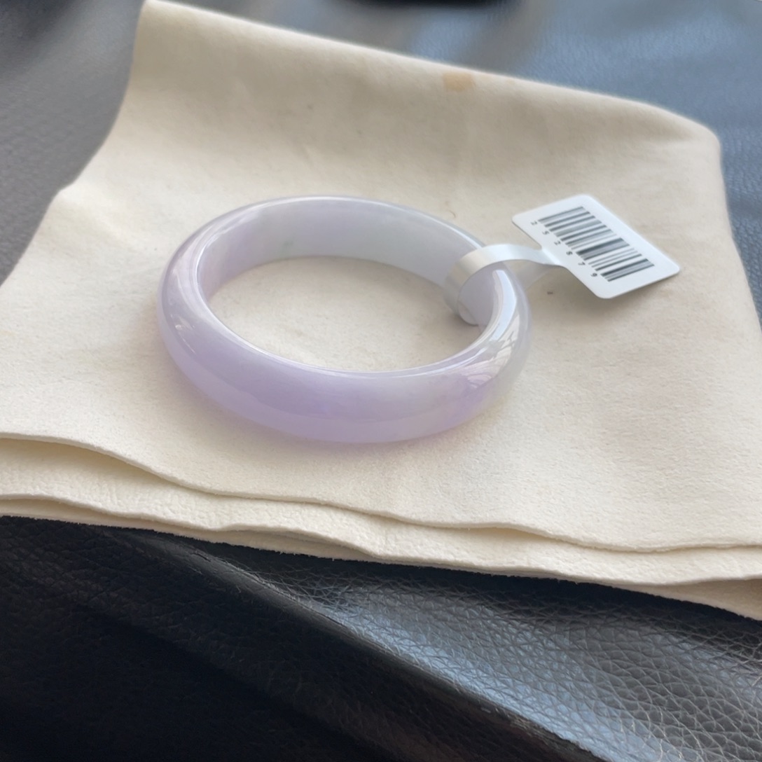 翡翠未镶嵌手镯纹51.5正圈