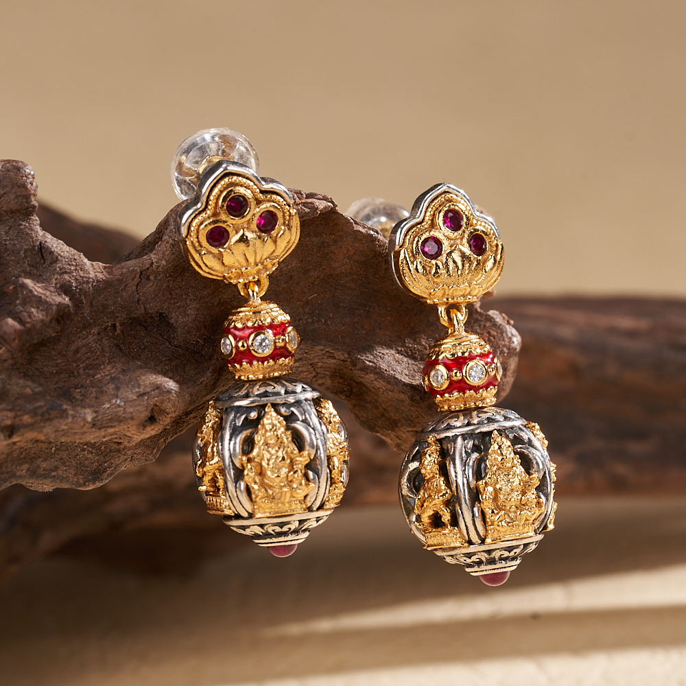 925银耳饰 JY五路C耳坠多样性发其一