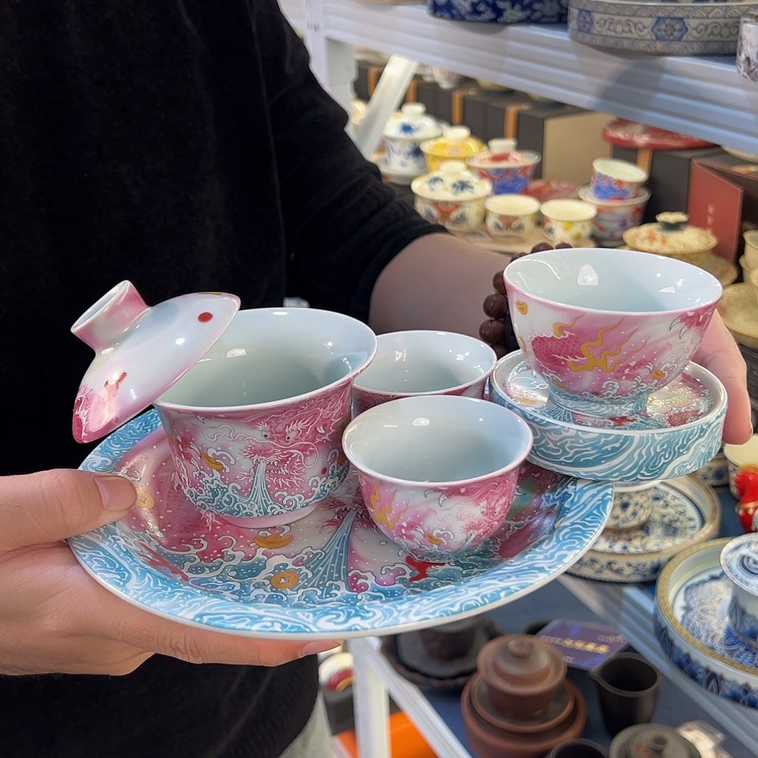 盖碗很漂亮我很喜欢