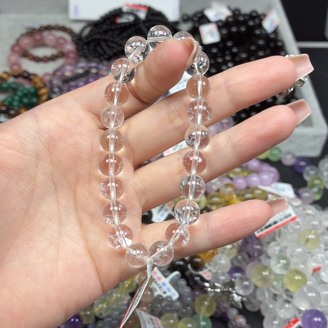 手串未镶嵌水晶卡9精品白水晶16