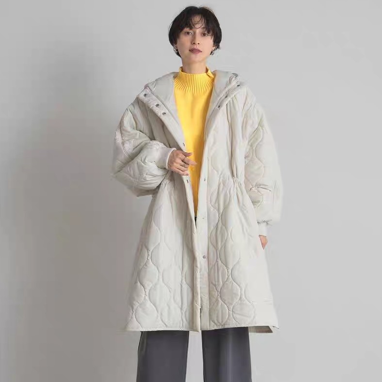 111602女士长款棉衣保暖