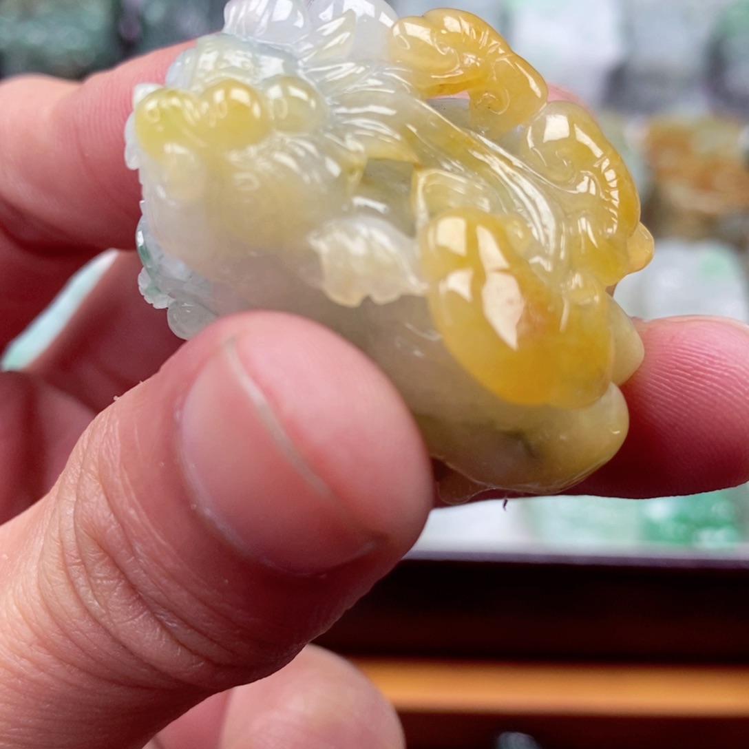 翡翠颈饰未镶嵌翡翠