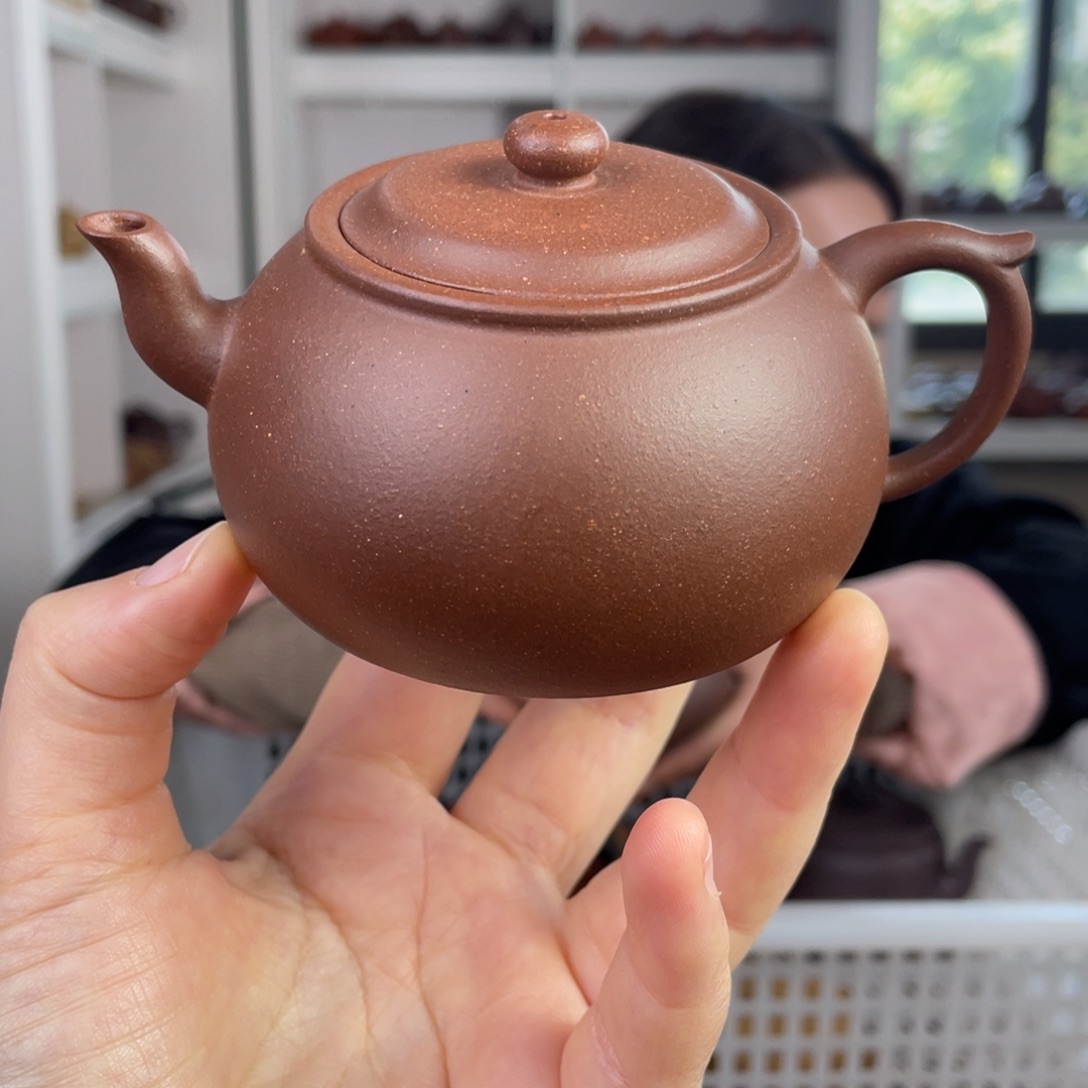 紫砂茶壶底槽清博观170cc