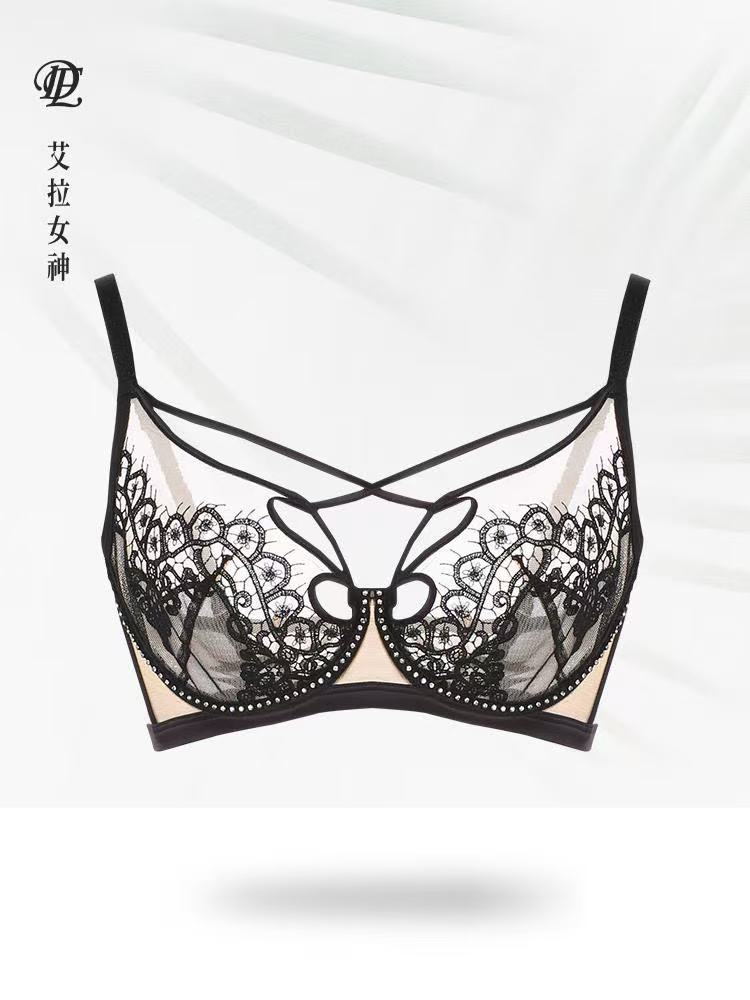 伊丝艾拉艾拉女神7华丽性感大胸显小单层文胸