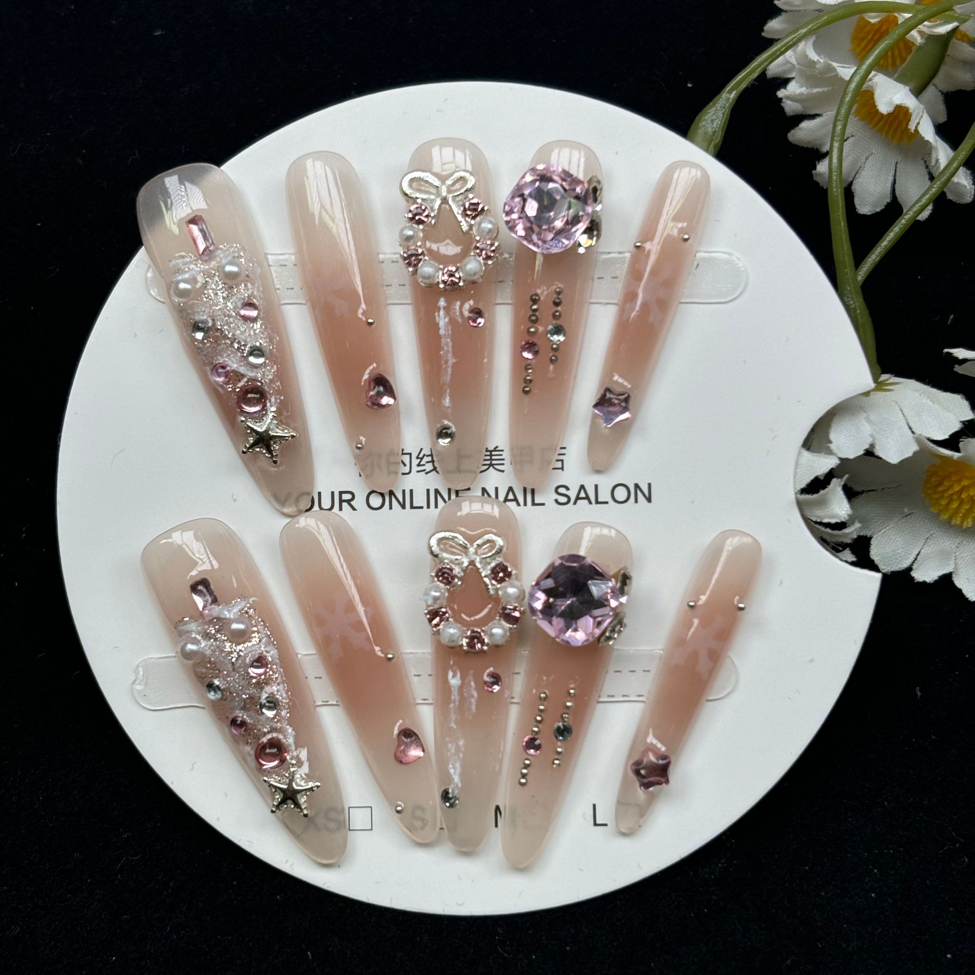 新年福利 纯手工穿戴甲