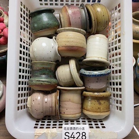 紫砂花盆428微瑕品口径3到4左右