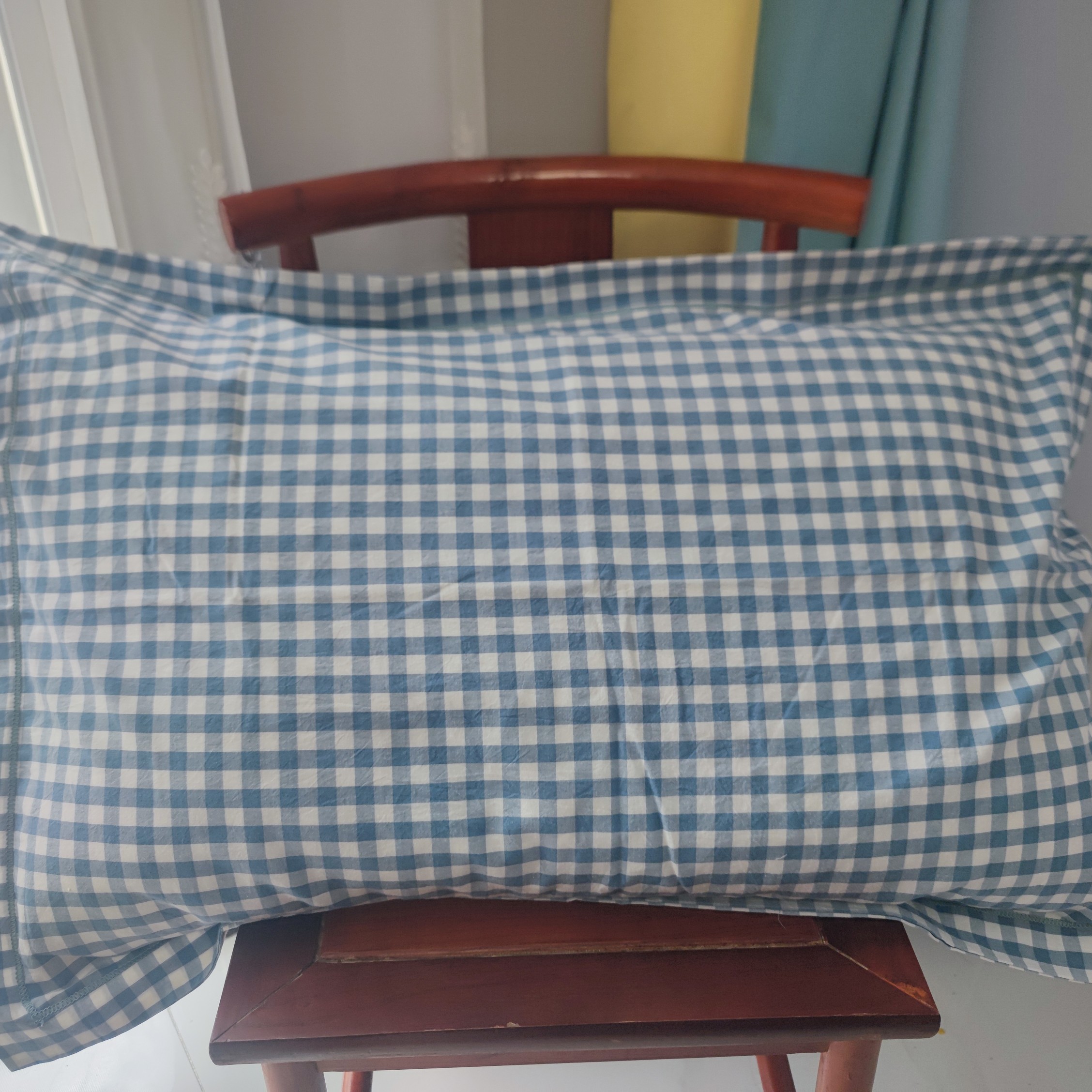 宽边压边信封枕套一对适合48/74枕芯