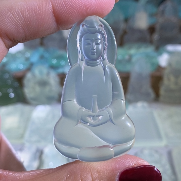 岫玉颈饰未镶嵌冷*吊坠