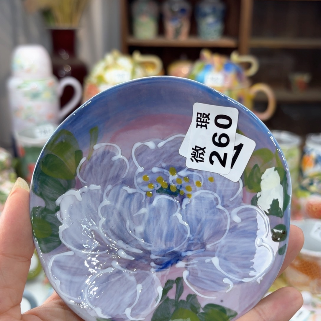 景德镇手绘高温釉下彩陶瓷茶具