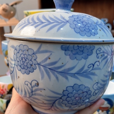 炉景德镇釉下手绘陶瓷 