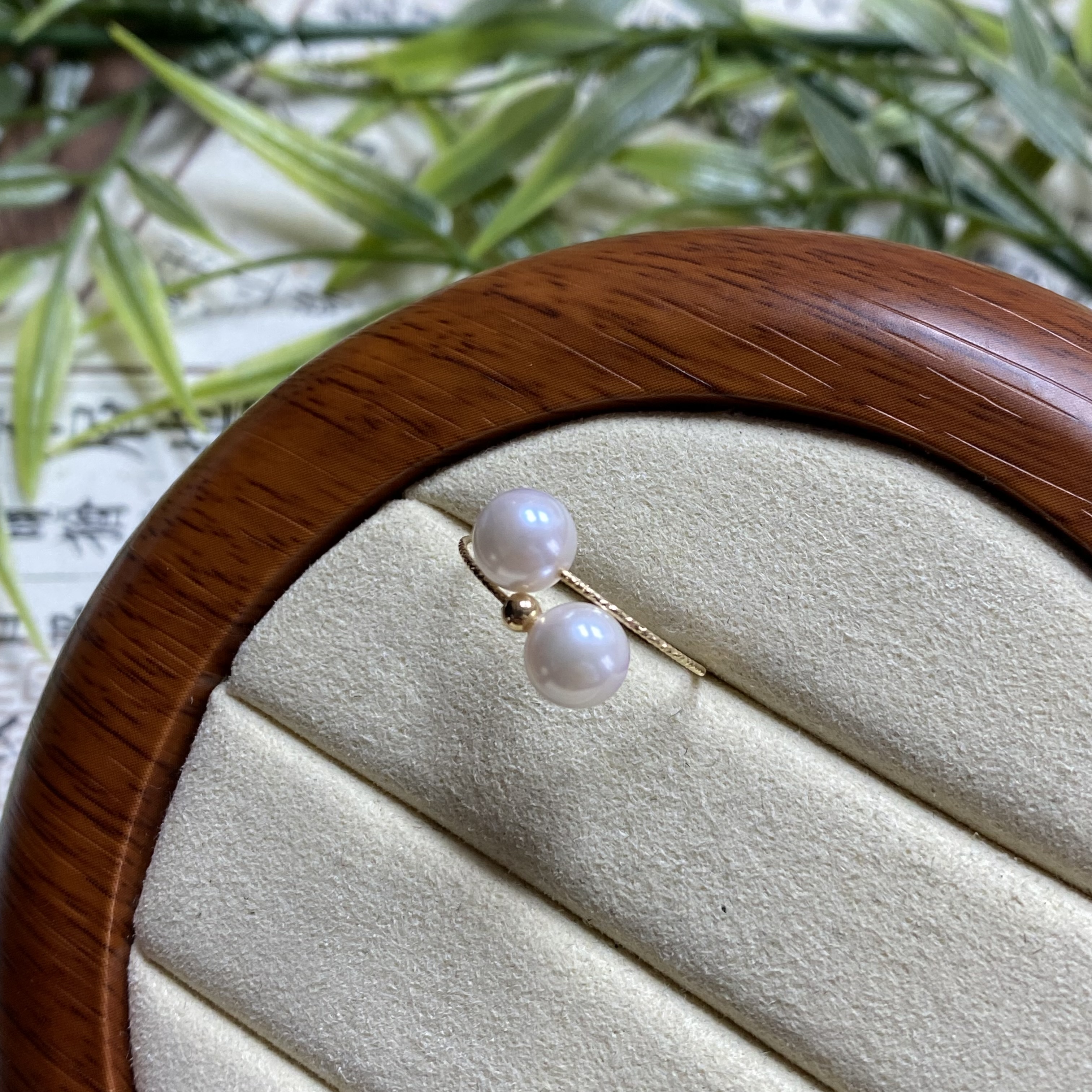 【珍珍严选】海水18K珍珠戒指-多样性发其一-DS60